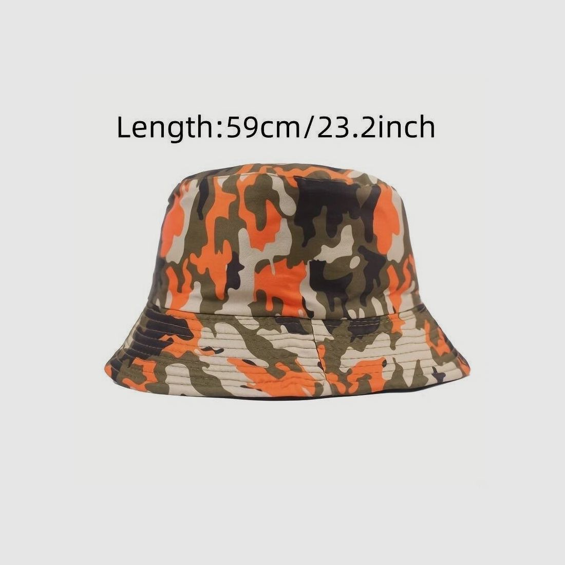 Tarnmütze Camofalge orange/schwarz