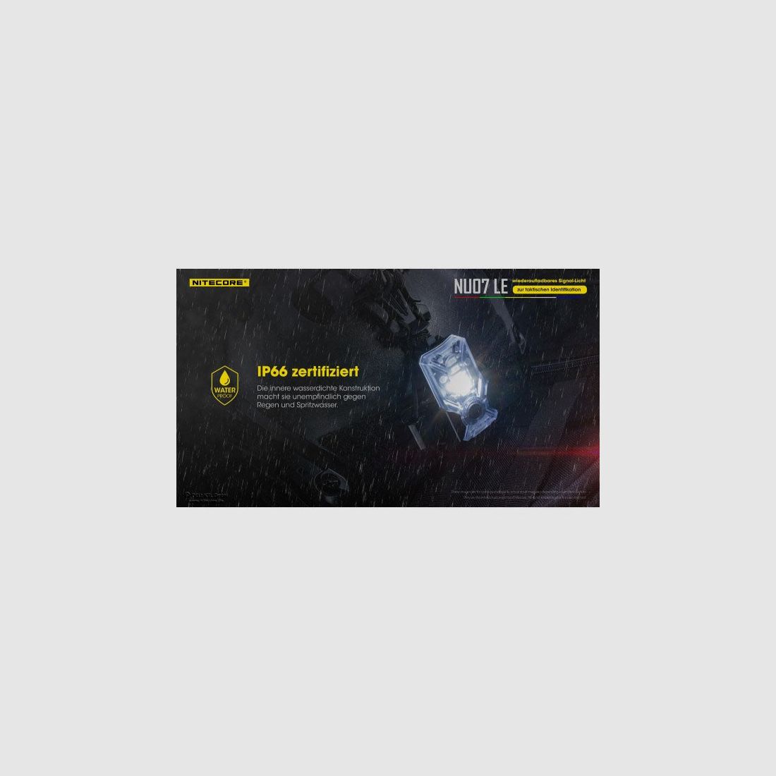 Tactical LED SIGNAL LAMP NU07LE - 15 Lumens (including battery), image 5 of 7