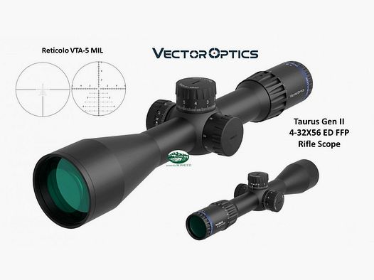 VECTOR OPTICS Taurus Gen II 4-32X56 ED FFP Zielfernrohr SCFF-34