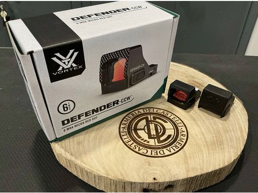 Vortex Defender-CCW 6 MOA Micro Red Dot