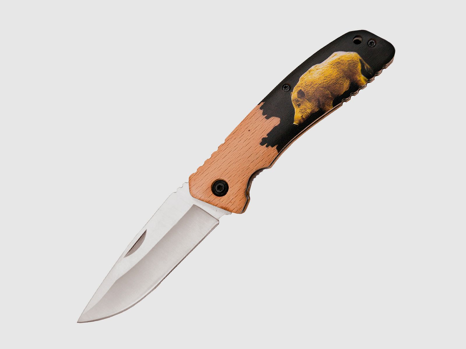 PARABELLUM HUNTING KNIFE Blade 8.5 cm. Beech Handle Ref. N65J