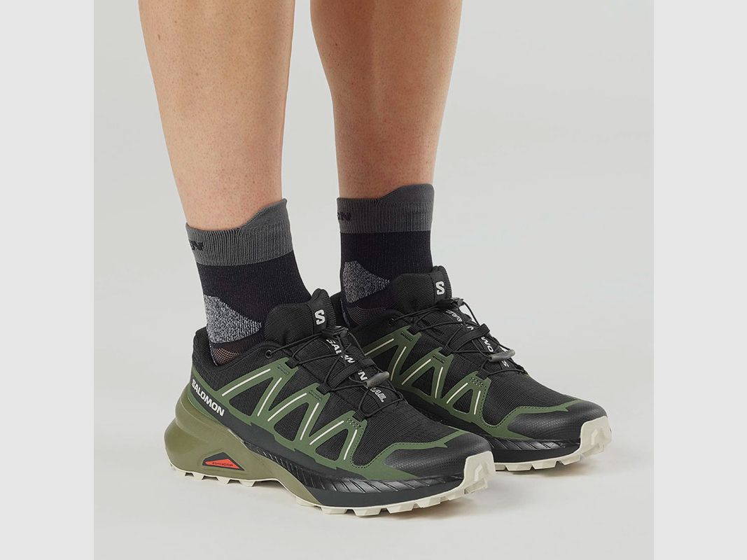 SALOMON – HEREN – SPEEDCROSS PEAK Zwart / Zwart Bos / Regenachtige Dag, afbeelding 7 van 7