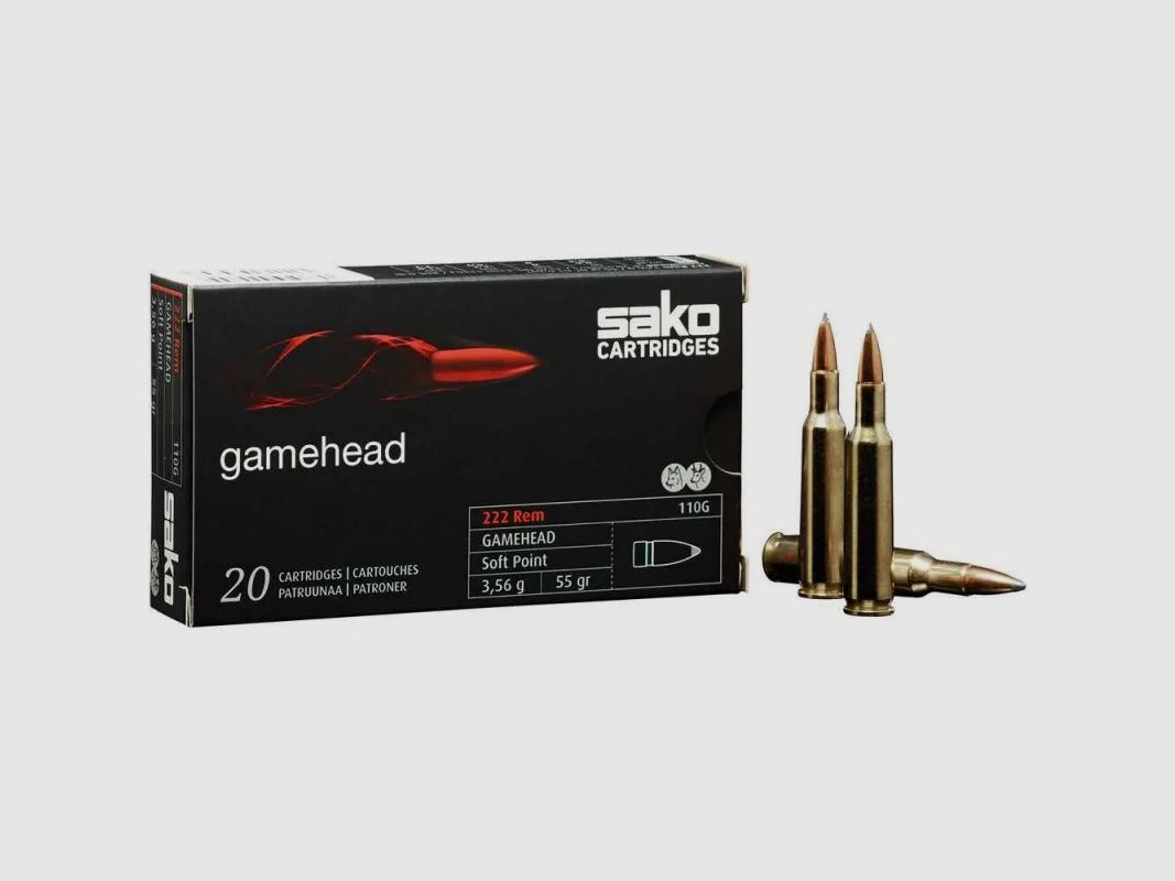 Munición para rifle SAKO Gamehead .243 WIN