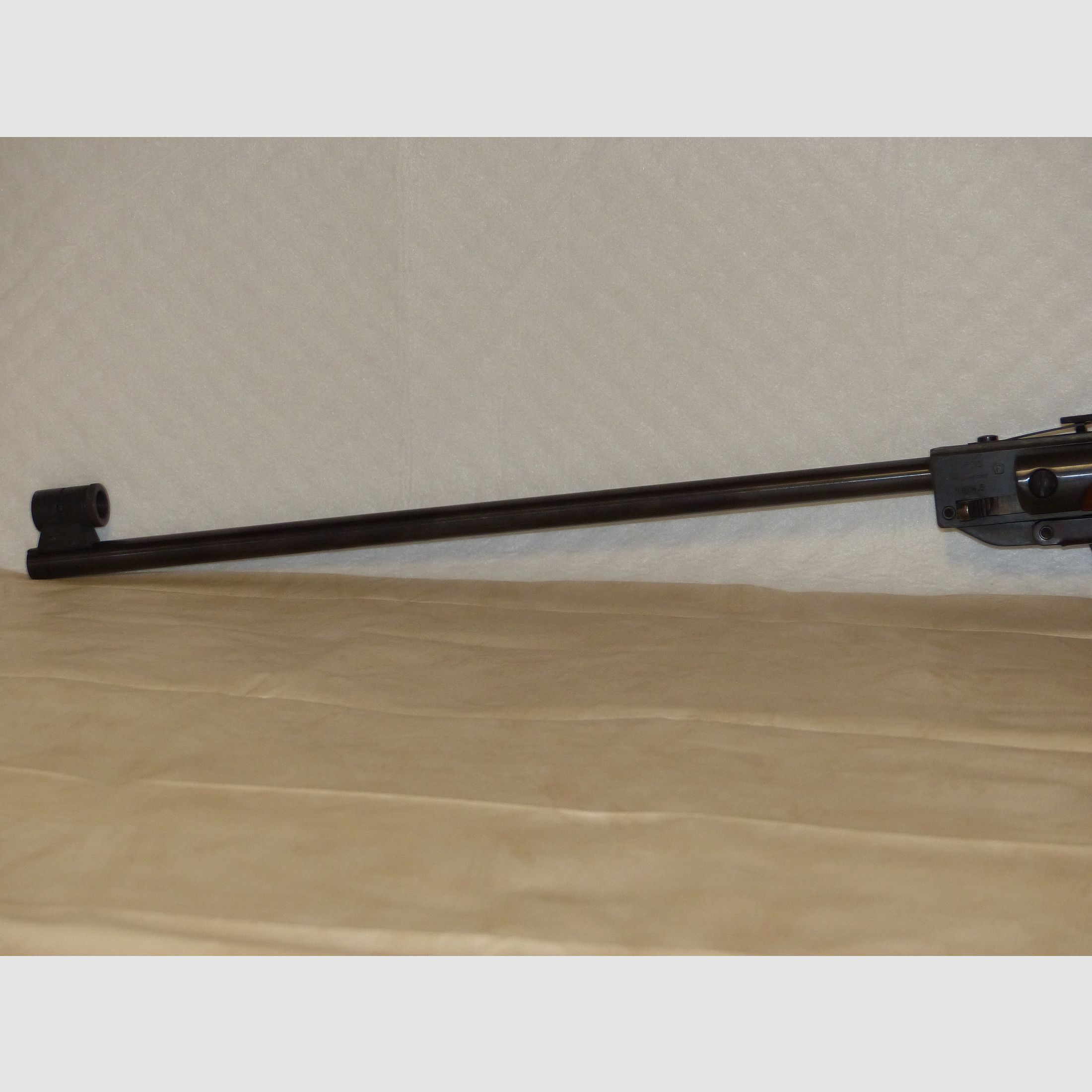 Rifle de aire comprimido Weihrauch Mod. HW 35 con F, seguro y mira telescópica vintage