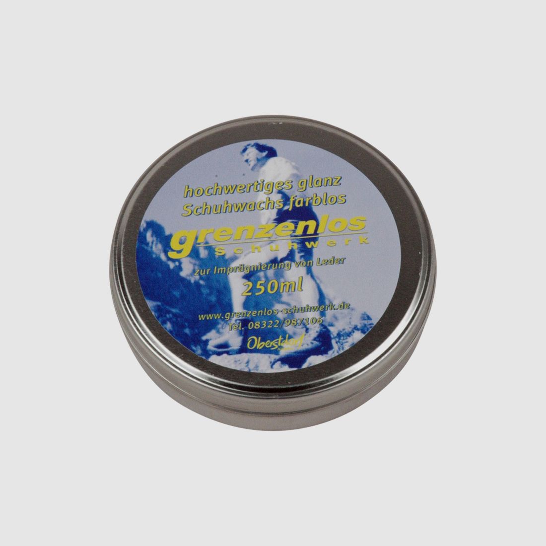 Glanz-Schuhwachs farblos (Dose 250 ml)