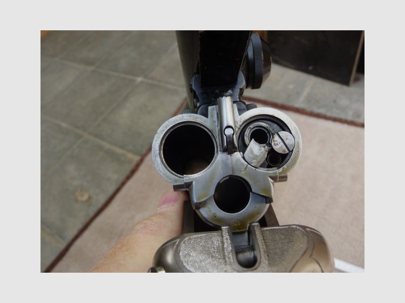 Wiercenie Krieghoff Trumpf, .30-06 i 20/76, sep. napięcie kulowe, EL 44 Extra .22 Mag., Zeiss 2,5-10x52 A4