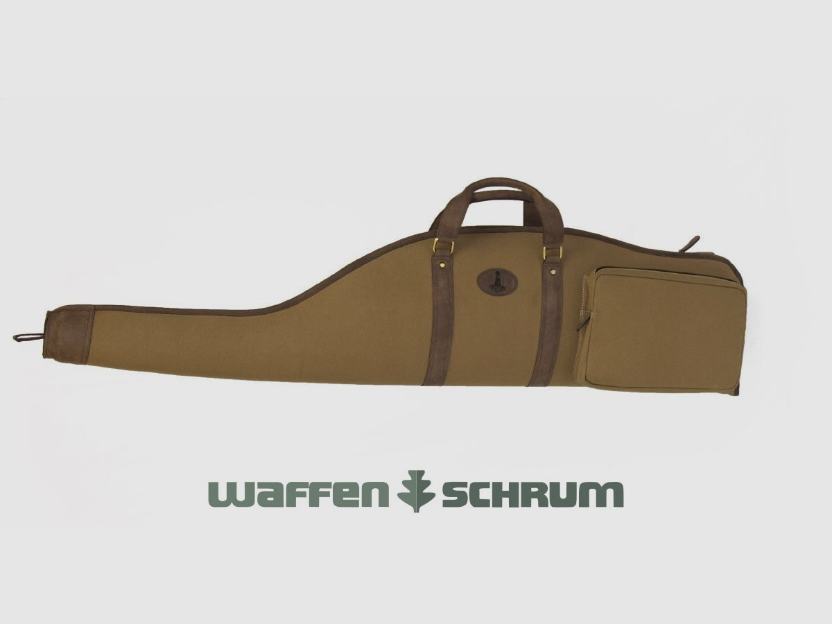 Mjoelner Hunting Büchsenfutteral Valhalla 129cm - Sand/Braun Mit Außentasche und Lammimitatfutter