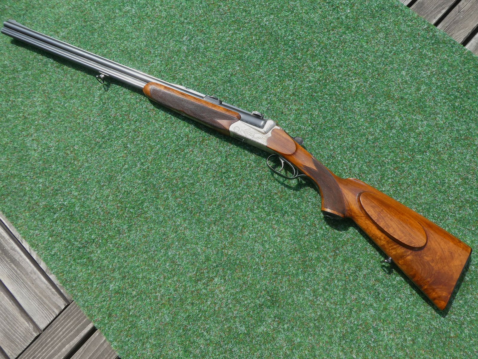 Bockbüchsflinte Waffen Esch Bonn 16/70 and 22 Hornet with Zeiss scope, image 16 of 20