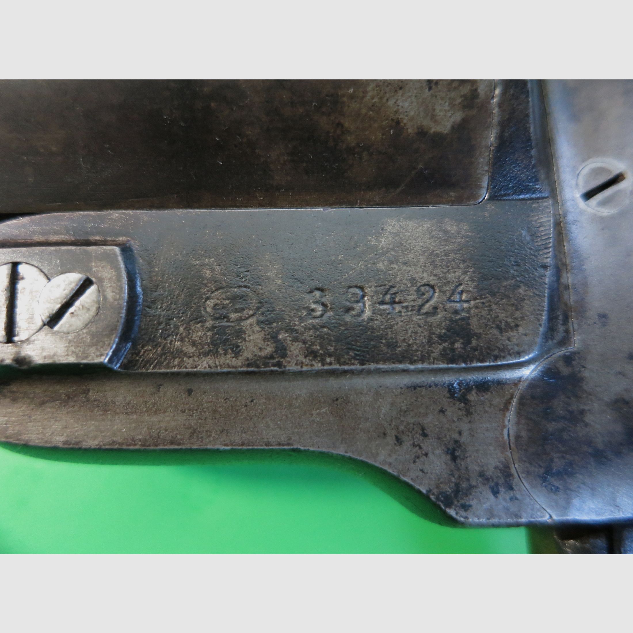 Signal pistol J.G. Anschütz model lever, caliber 4, original long version, collector's rarity #4