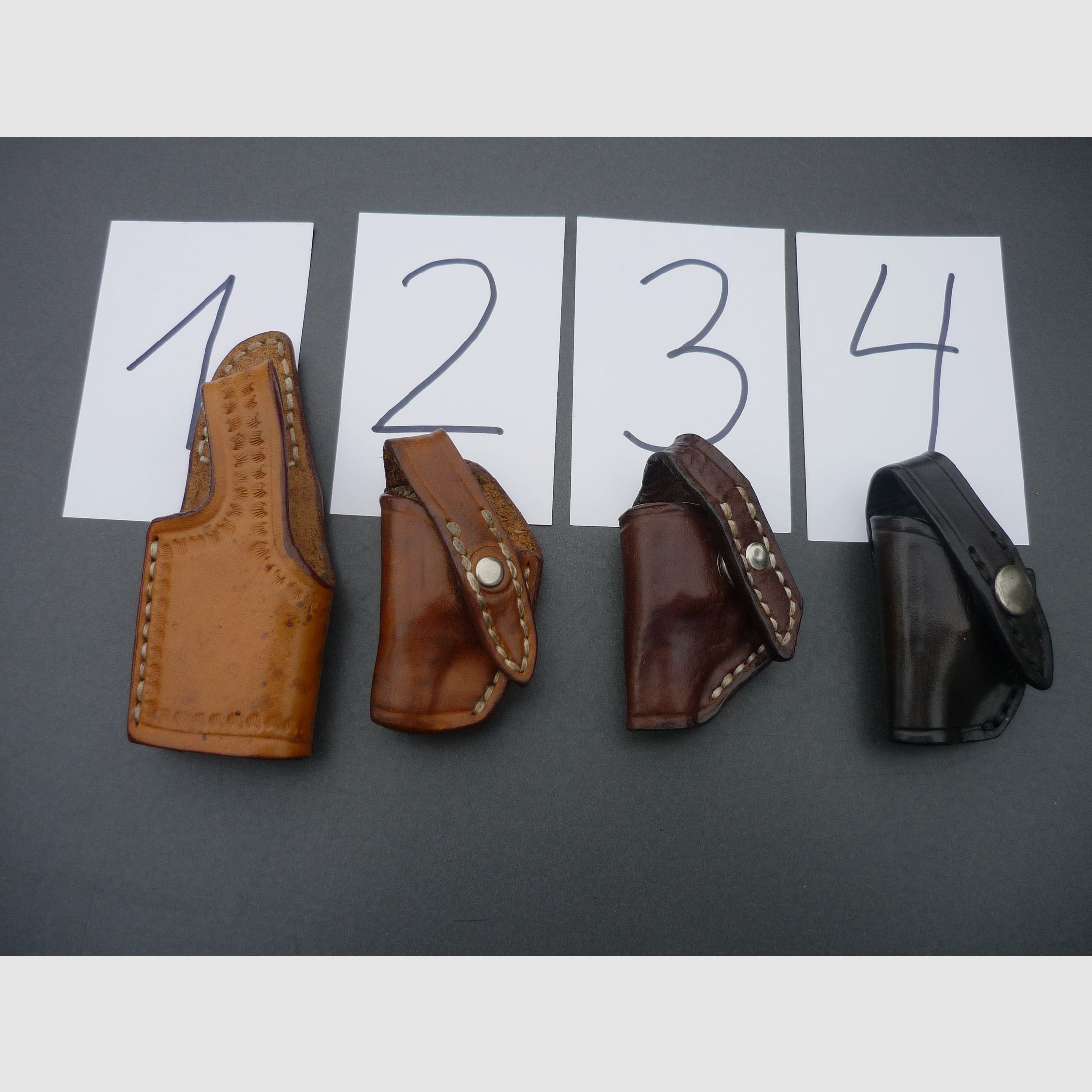 HKDesign Holster  Art. Nr.  002 : Einfachholster für  Derringer Little Joe  und unbekannten anderen -  3 x für Linkshänder 1 x Rechtshänder