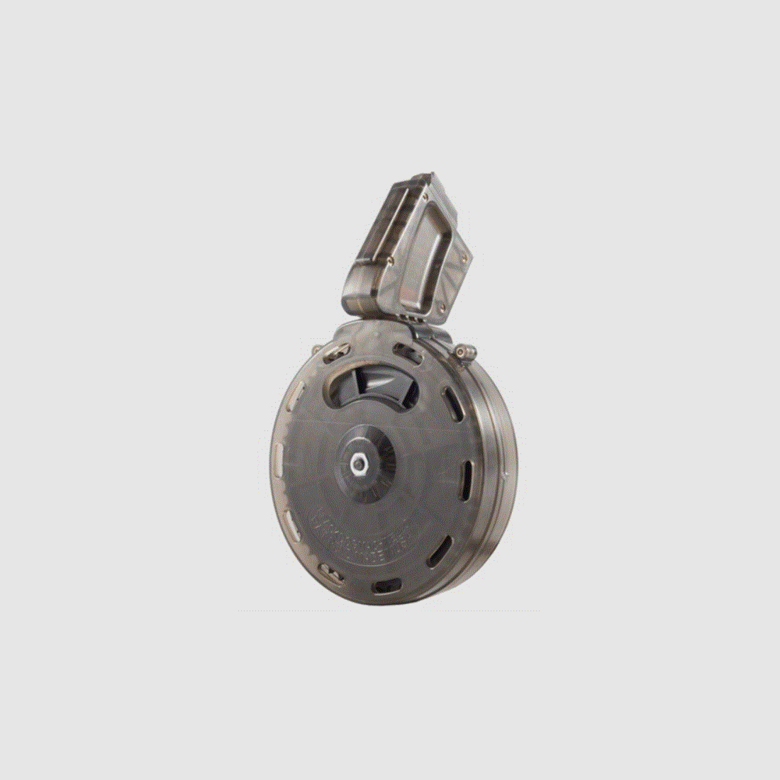 BLACK DOG AR-15 Drum Magazine 22lr 50rd Polymer Smoke Gray