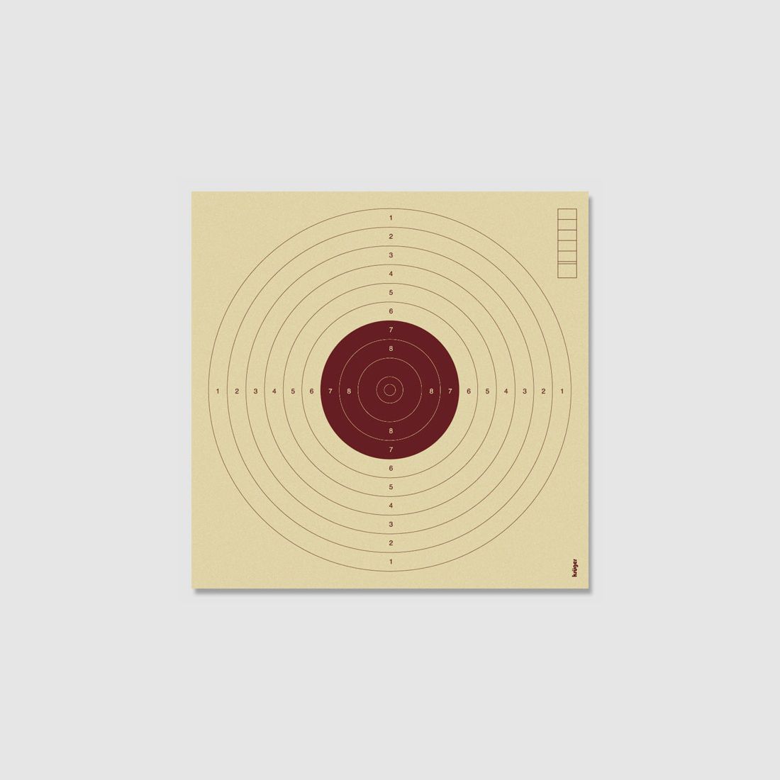 Krüger bersagli di tiro Lupi bersagli m.Nr. bersagli di tiro rossi