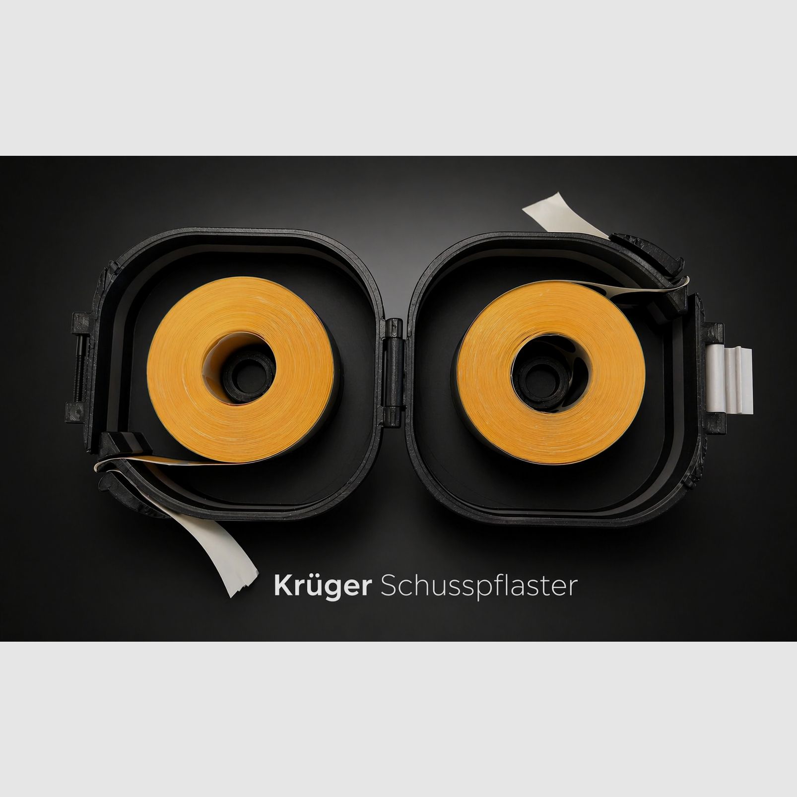 Schusspflaster Spender – DUO (personalisiert, Passend für 2 Rollen)