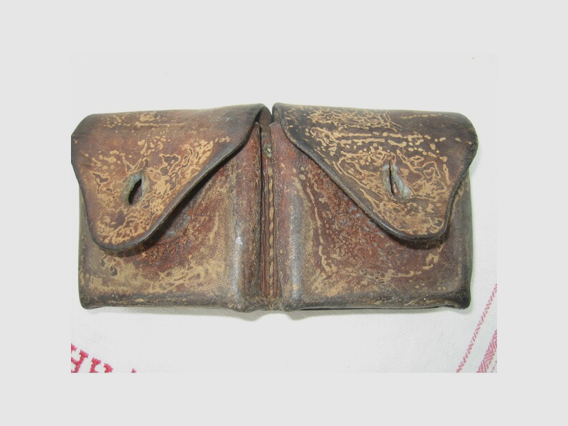 Schweizer Armee Ledertasche - Patronen Tasche Swiss Army von 1946