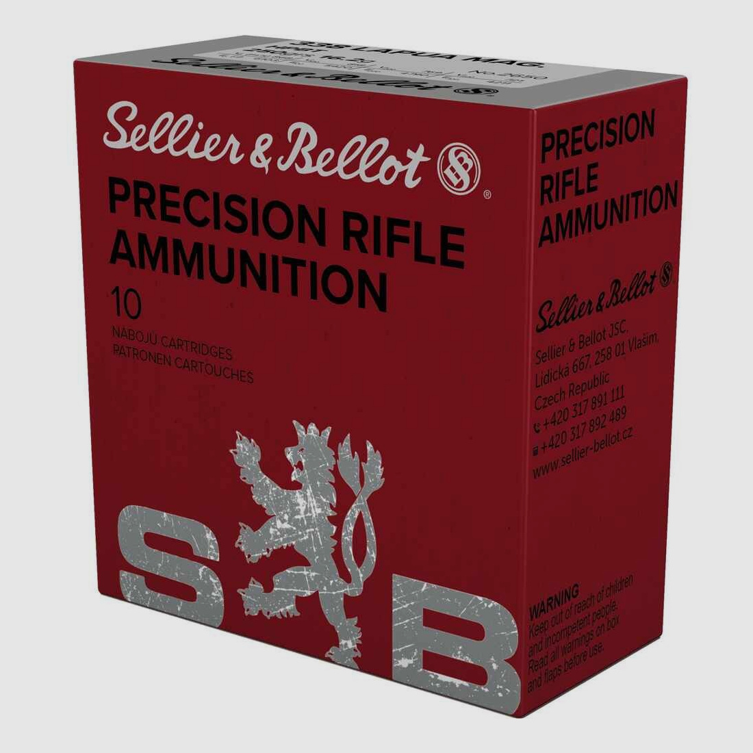 .338 Lapua Mag. Sierra Match King 16,2g/250grs. Sellier & Bellot