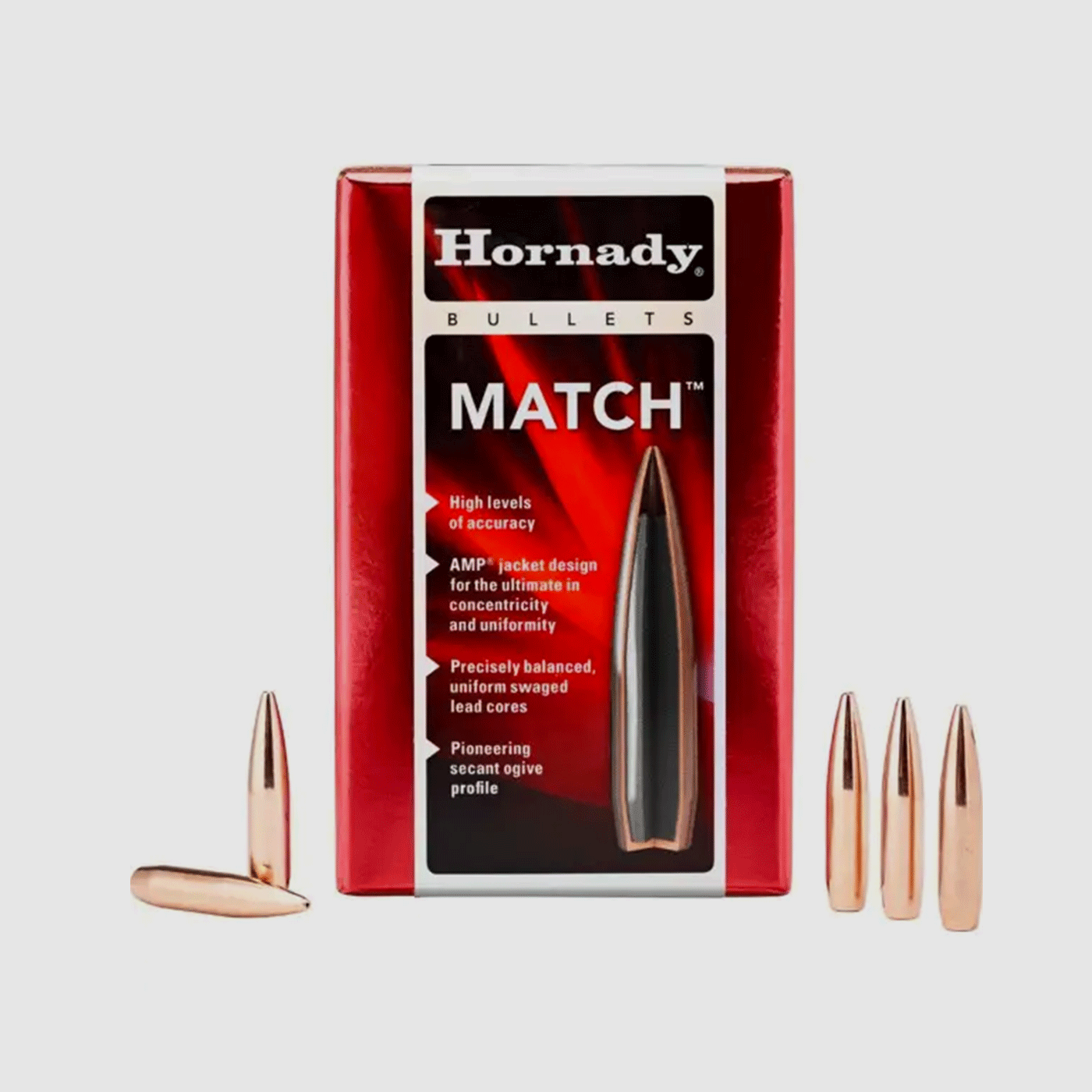RELOADABLE BULLETS – HORNADY – 22 Cal .224 68 gr BTHP Match™ (500 pcs) -22785