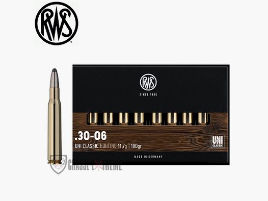 20 RWS patronen kal. 30-06 180gr Uni Classic