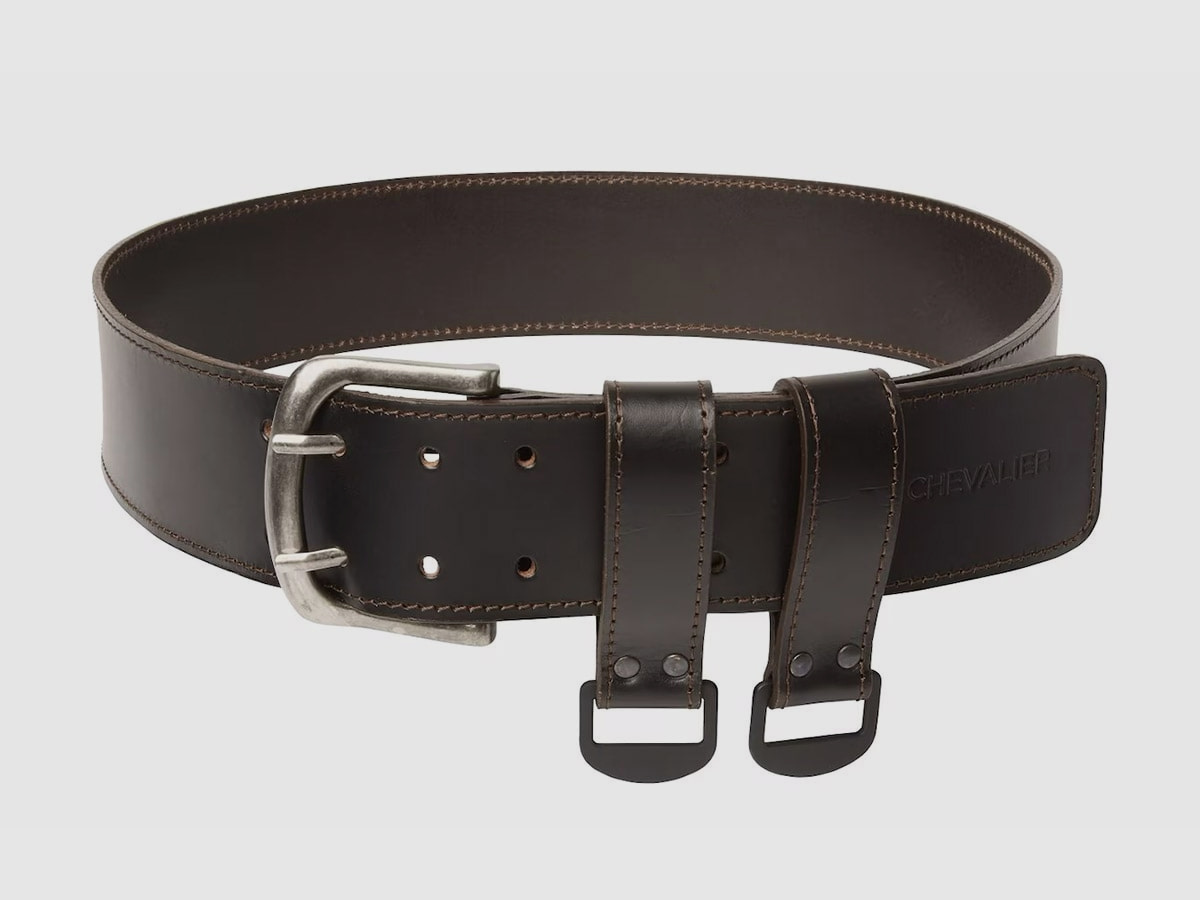 Chevalier Ledergürtel Hundeführer Leather Brown