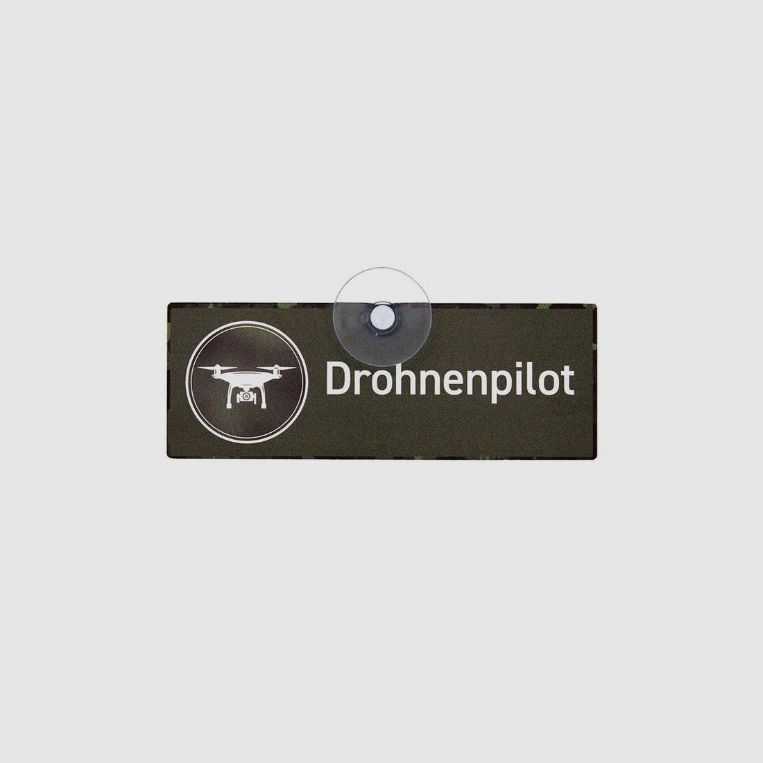 Wilde Hilde Autoschild mit Saugnapf - "Drohnenpilot" | "Drohnenpilotin"