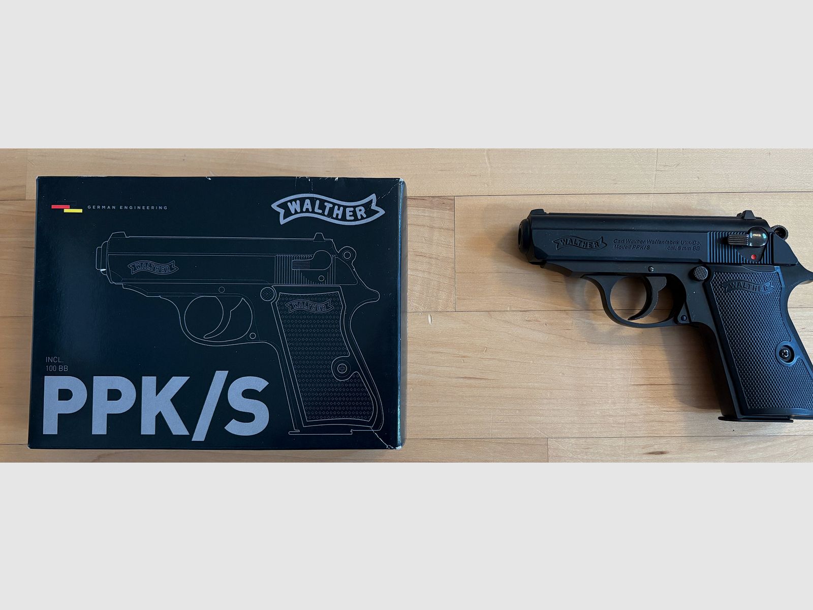 Softair Walther PPK/S, Kal. 6mm BB