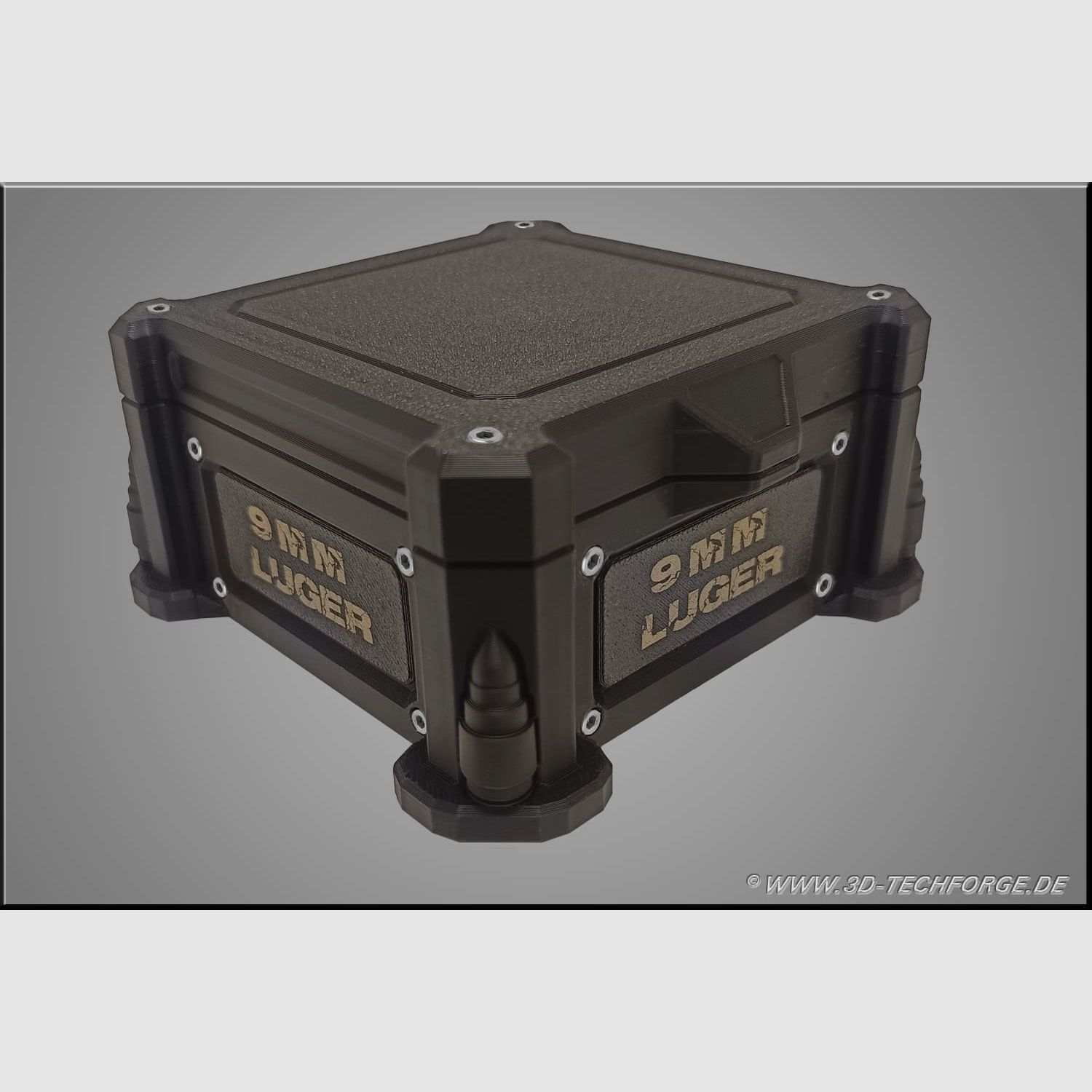 Premium precision ammunition box, AmmoBox – 9mm Luger / Parabellum