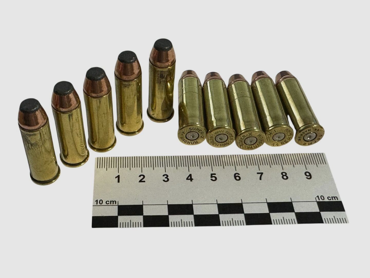 10 pièces de décommissionnement .44 Rem. Magnum – balle à ogive pleine