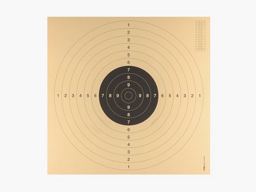 100 cartons-cibles C50 55 x 53 cm avec encoches