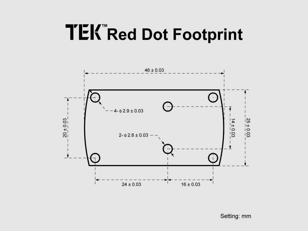 Basis für Red Dot TEK Fußabdruck, Bild 6 von 6