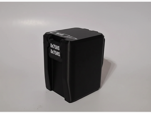 Filamelt Munitionsbox / 8x75 RS / 'Klapp- / Rastdeckel' / Patronenbox, Ammo Box