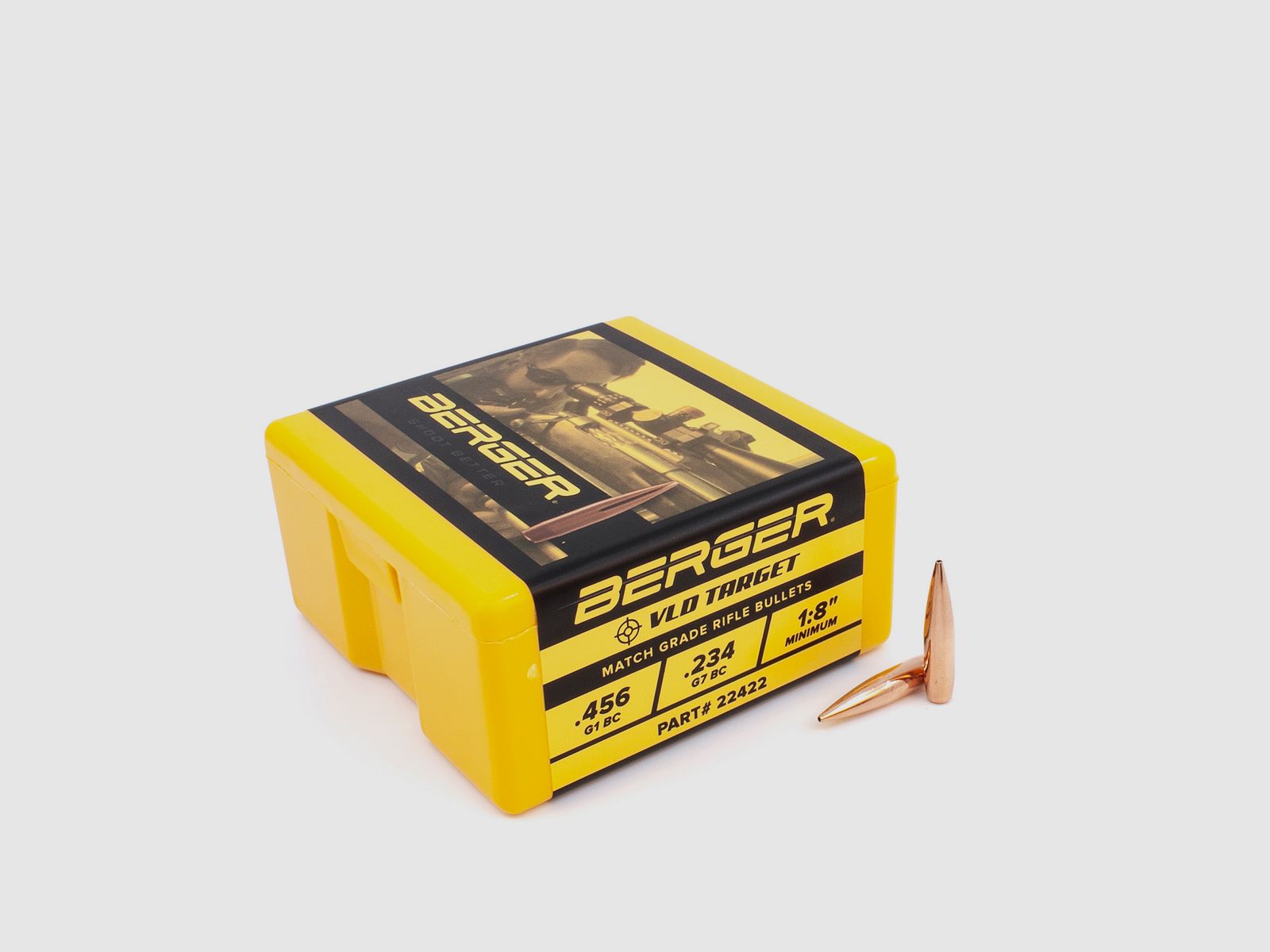 Berger Geschoss .22 VLD Target 80GR 1000 Stück