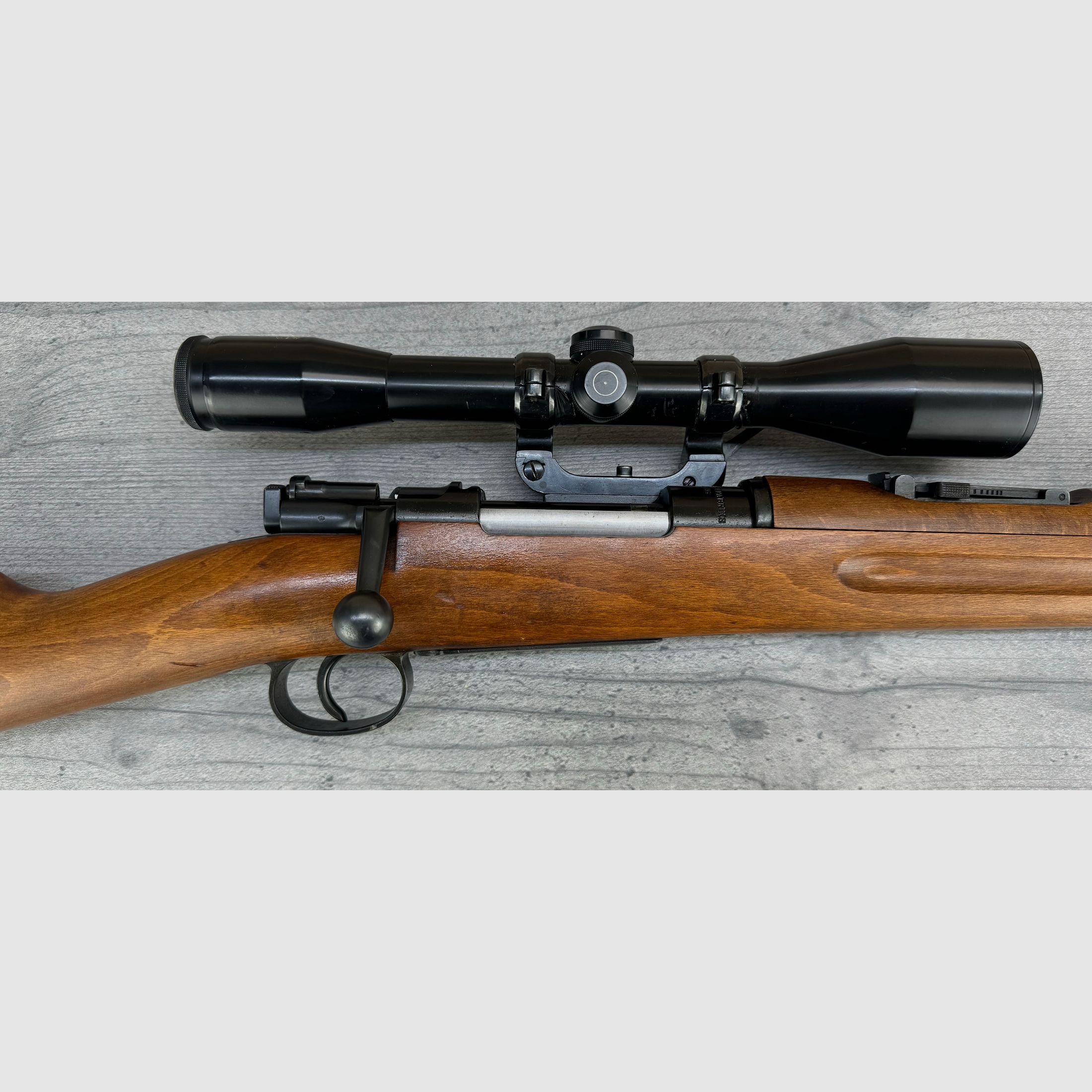 Carl Gustaf/ Husqvarna M/38 6.5x55mm with side mount + S&B 12x42 scope