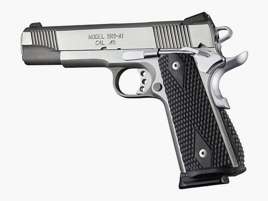 Hogue Magwellgrip + Mainspringhousing G10 Piranha Colt 1911