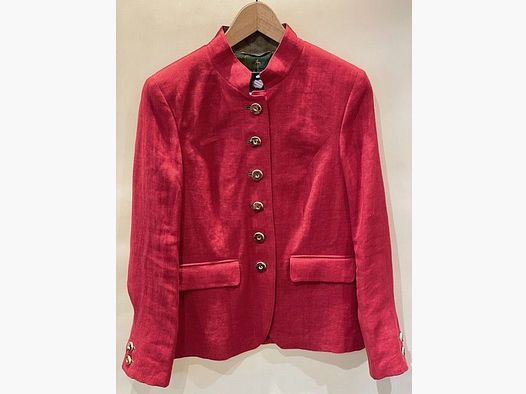 Veste traditionnelle pour femme Poldi courte en rouge