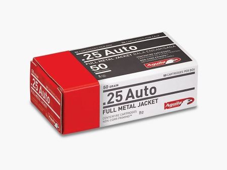 Aguila Standard .25 ACP 50GR FMJ 50 patronen