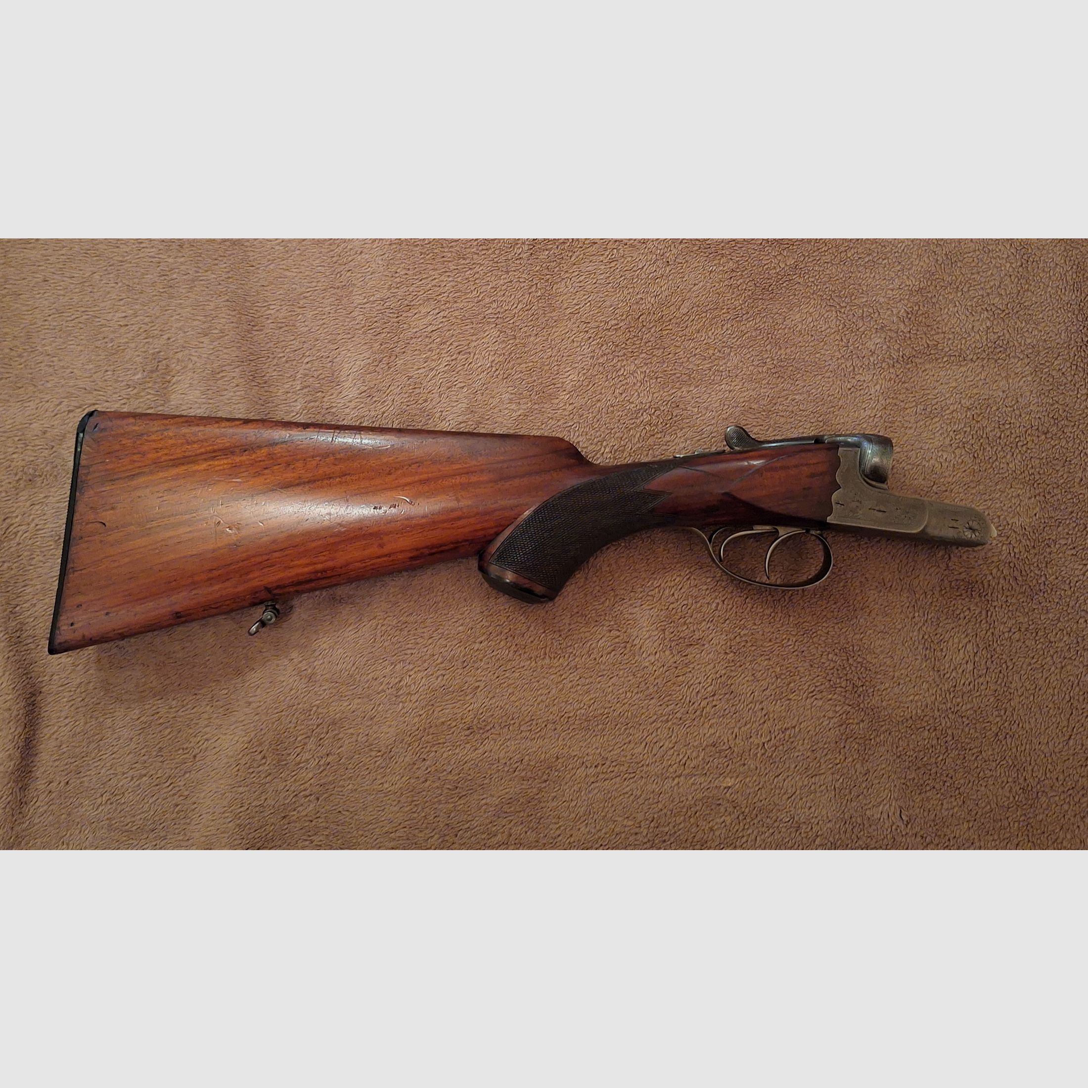 Alte Suhler Doppelflinte Sempert & Krieghoff, Kaliber 16 Rarität Selten 100 Jahre