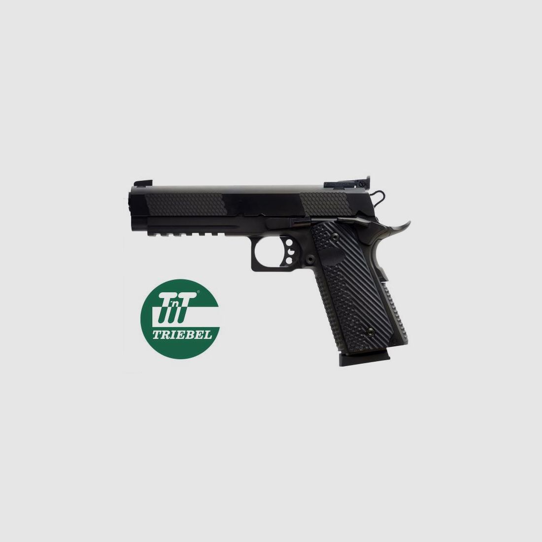 CLUB 30 Pistole (gebraucht) Mod. Präz -5' PVD -Black .45Auto (1)