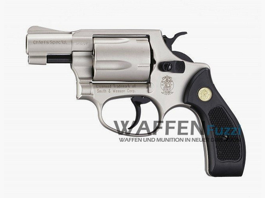 Smith & Wesson Chiefs Special blank-firing weapon nickel-plated