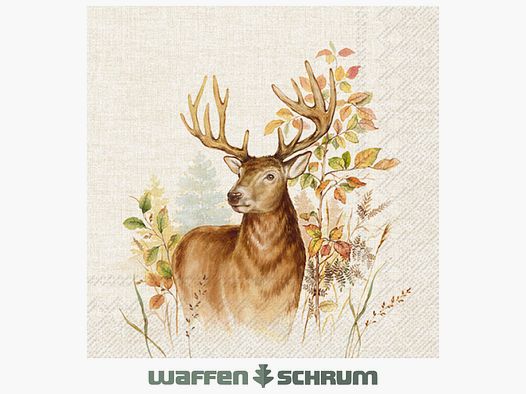 Fritzmann Servietten Hirsch