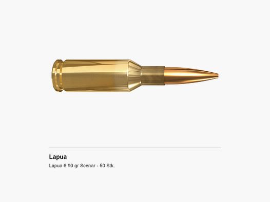 Lapua 6 mm BR Norma 90 gr Scenar – 50 pcs.