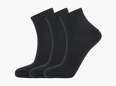 Endurance Mallorca Quarter Löparstrumpor Svarta 47-50 - 3-Pack