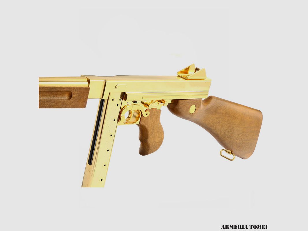 GEWEER – UMAREX THOMPSON LEGENDS M1A1 CO2 Kal.4,5 GOLD=CN 00110, afbeelding 2 van 3