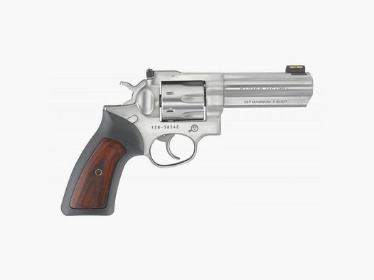 Ruger Revolver - DA, GP100, .357 Magnum, Satin Stainless, 4.20"