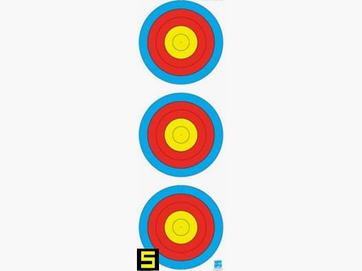 Target Support FITA 3x20cm Recurve