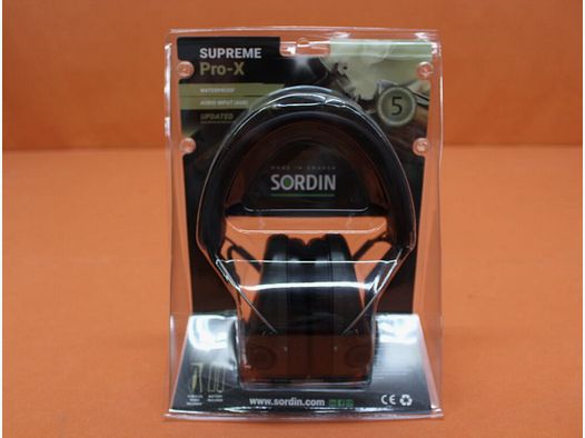 Sordin Sordin Supreme Pro-X Kapsel-Gehörschutz Grün elektronisch/ digital, Abschaltautomatik (75302-X/L-S)