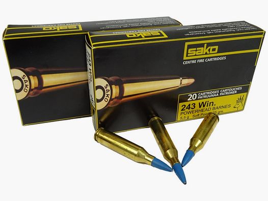 Amunicja kal. .243Win Sako Powerhead Barnes