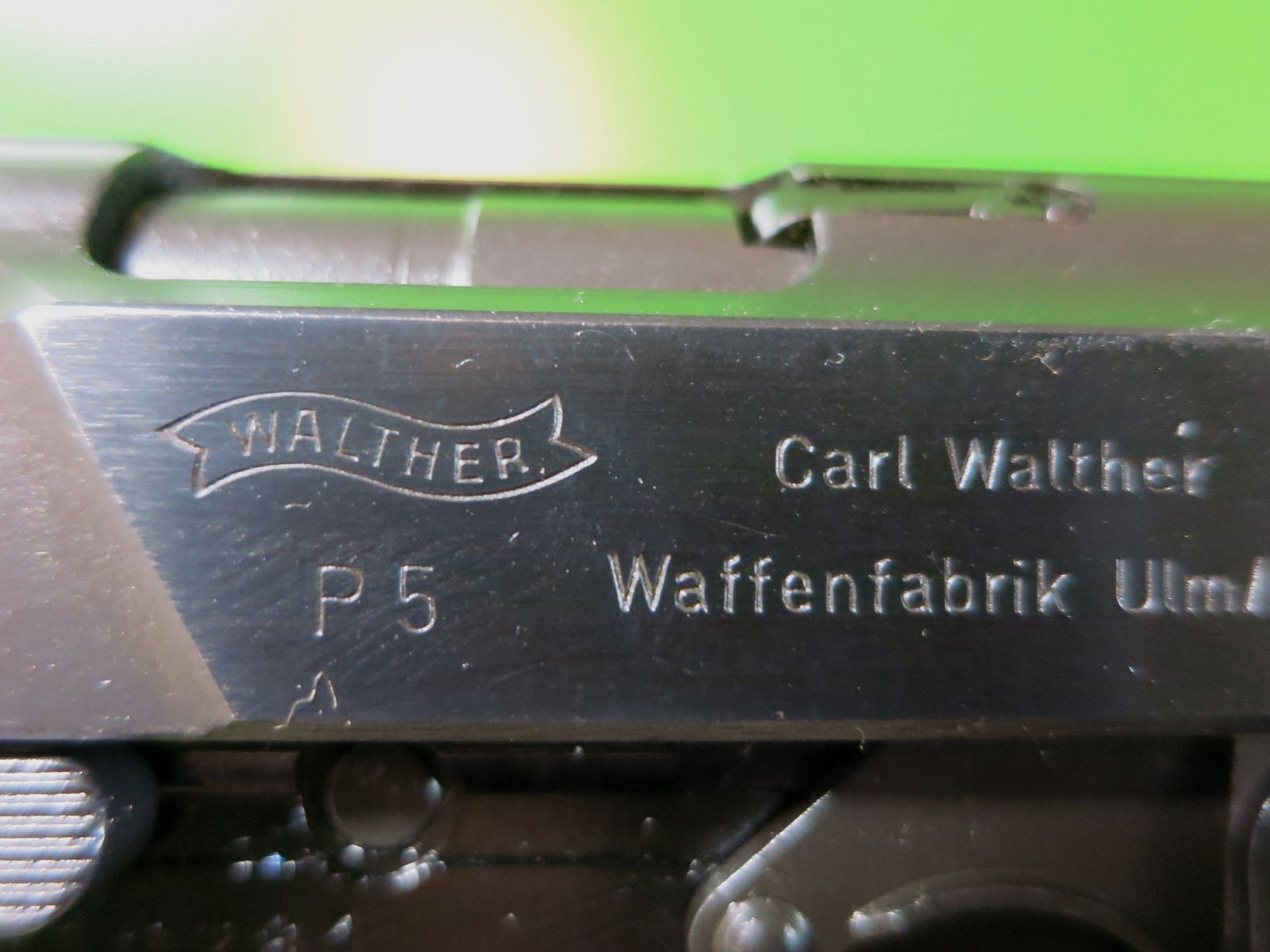 Walther/Ulm, Modell  P5, Kal. 9 mm Luger, Dienstpistole, 007     #31