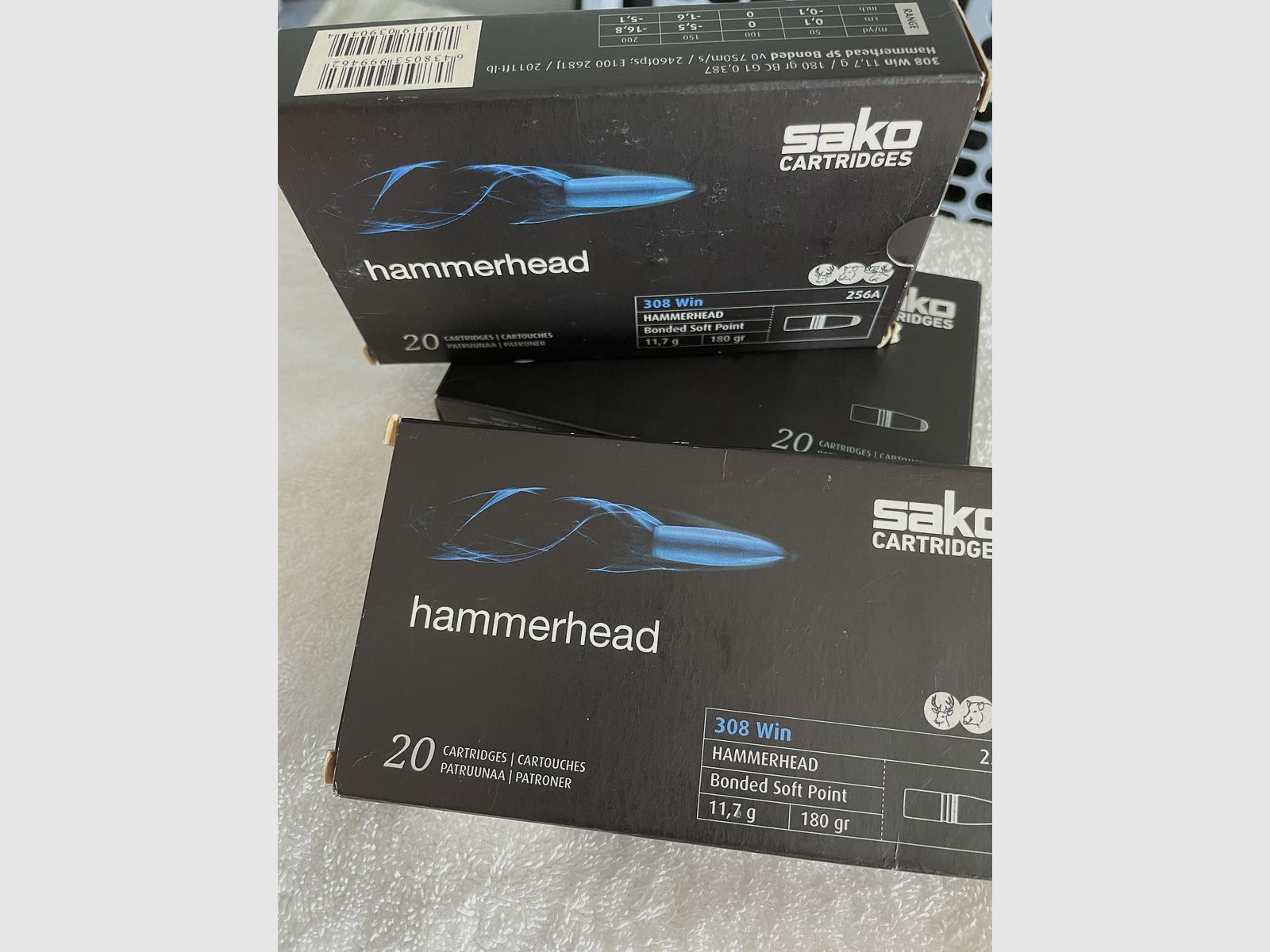 Sako Hammerhead .308 Win 180 grs – Paquete de 3