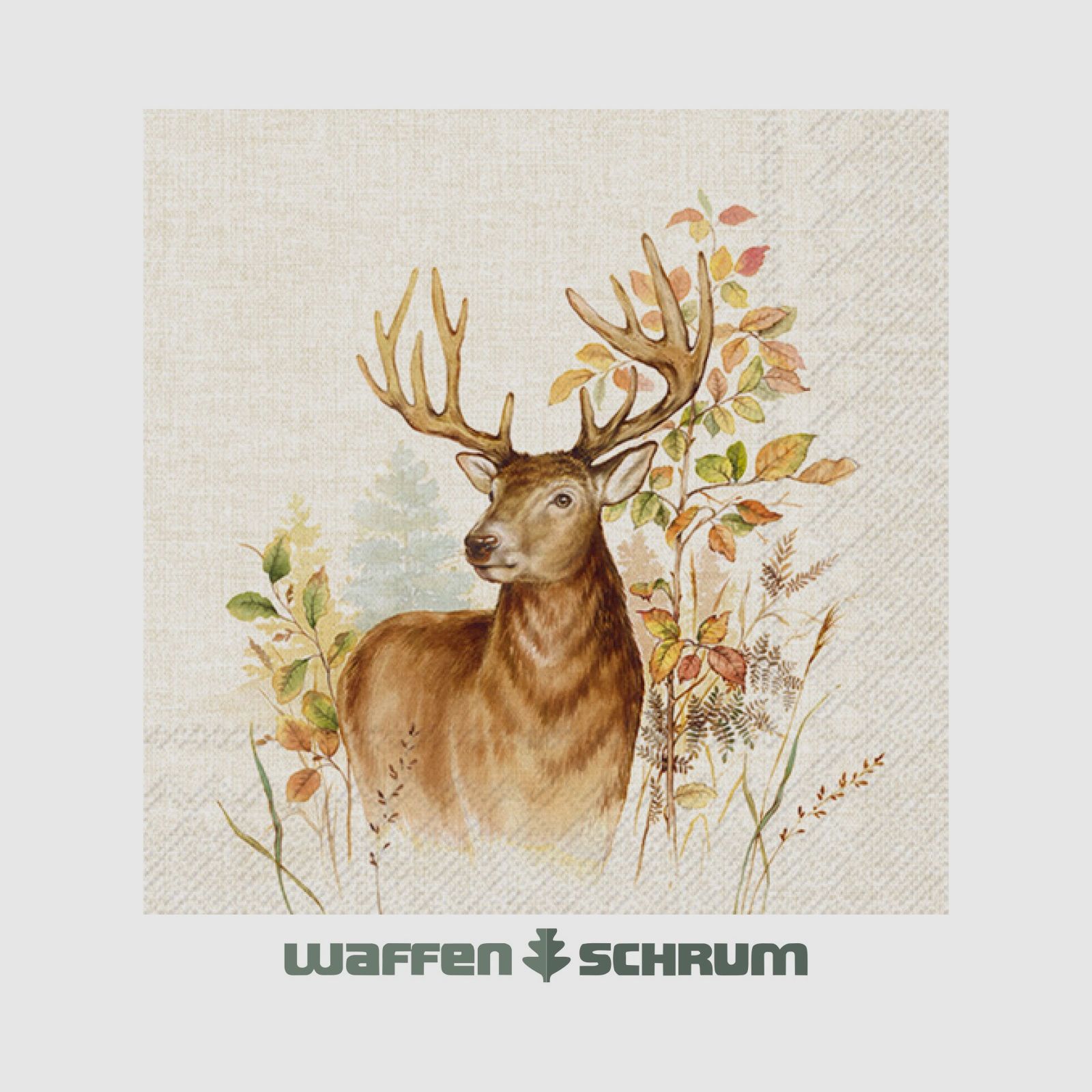 Fritzmann Servietten Hirsch