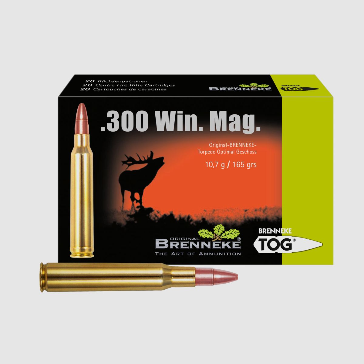 TOG - Torpedo Optimal Bullet .300 Win.Mag. 10.7g/165grs - BRENNEKE