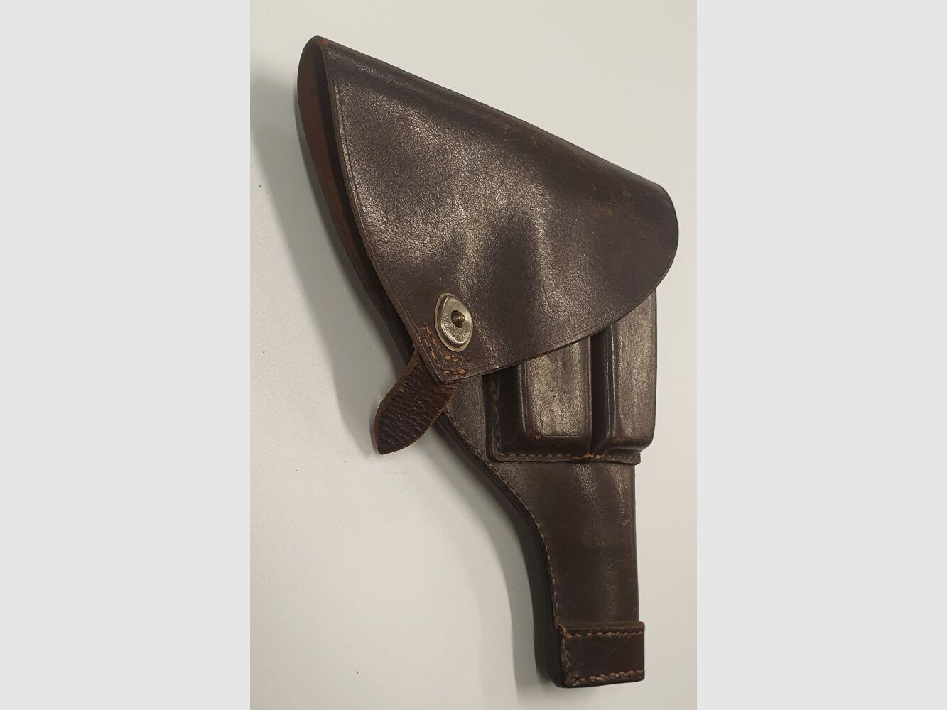 CARR FAST .CO leder Holster CARR FAST .CO Boston für P38, P01 mit Magazin Taschen, braun Leder, rechts